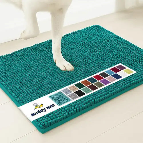 Muddy Mat® Super Absorbent Door Mat Indoor | Microfiber Chenille Entryway Rug | Non-Slip, Machine Washable | 19"x30"