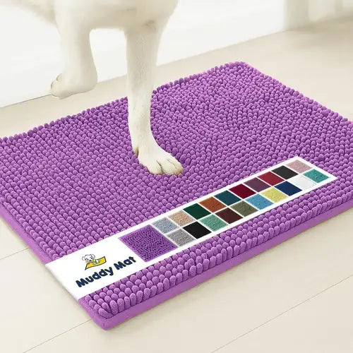 Muddy Mat® Super Absorbent Door Mat Indoor | Microfiber Chenille Entryway Rug | Non-Slip, Machine Washable | 19"x30"