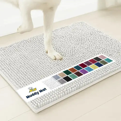 Muddy Mat® Super Absorbent Door Mat Indoor | Microfiber Chenille Entryway Rug | Non-Slip, Machine Washable | 19"x30"