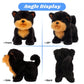 Hopearl Walking Interactive Electronic Pet Plush Toy – Woof, Nodding Head & Wagging Tail, 7'' – Gifts for Toddlers