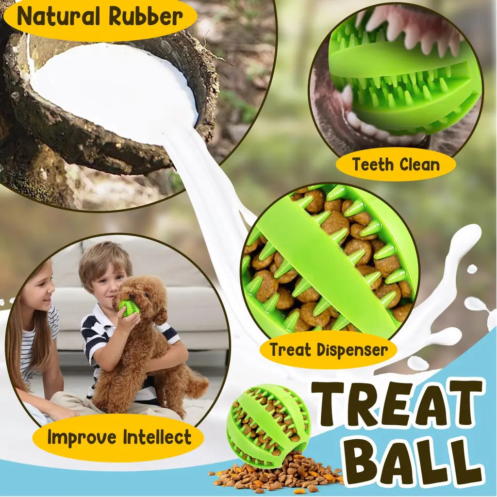 Zeaxuie Luxury Puppy Toys for Teething Small Dogs – Squeaky, Rope & Treat Ball Set