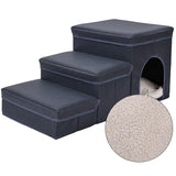 Fold & Climb Pet Steps - Soft Staircase for Dogs