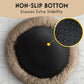 PetJett Calming Donut Dog Bed | Anti-Anxiety Faux Fur Pet Bed