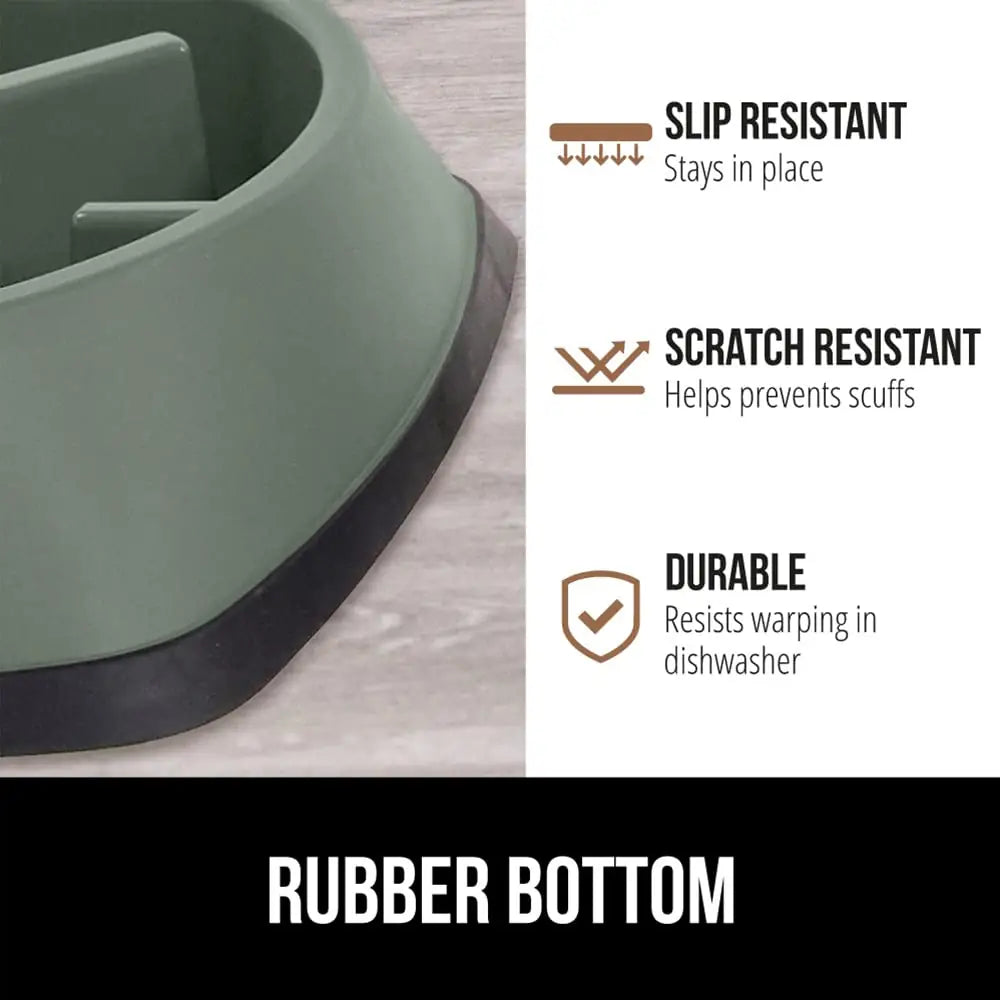 GORILLA GRIP Slow Feeder Dog Bowl | Stop Bloat & Improve Digestion