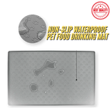 Non-Slip Waterproof Pet Food Mat Silicone Pet Food Drinking Mat