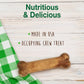 Nylabone Healthy Edibles Natural Dog Chews – Long Lasting Nylabones for Dogs | Chicken, Beef & Bacon