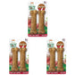 Nylabone Healthy Edibles Natural Dog Chews – Long Lasting Nylabones for Dogs | Chicken, Beef & Bacon
