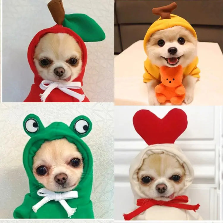 Cozy Critter Hoodie - Fleece Pet Sweater with Fun Design