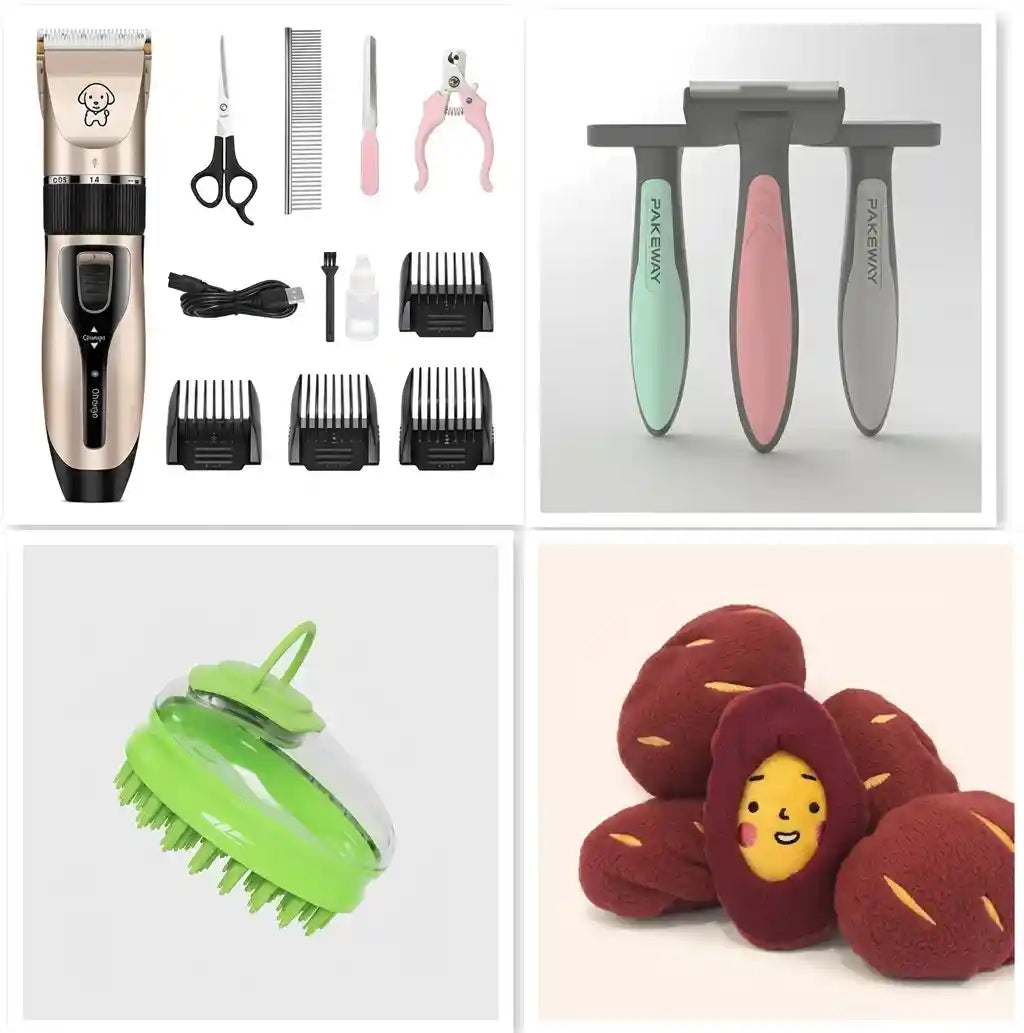 Low Noise Cordless Dog & Cat Grooming Clipper Kit | PawVortex