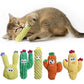 Organic Catnip Toys for Indoor Cats – 100% Pure Catnip, No Cotton, Plush Chew & Kicker Toys