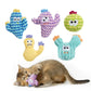 Organic Catnip Toys for Indoor Cats – 100% Pure Catnip, No Cotton, Plush Chew & Kicker Toys