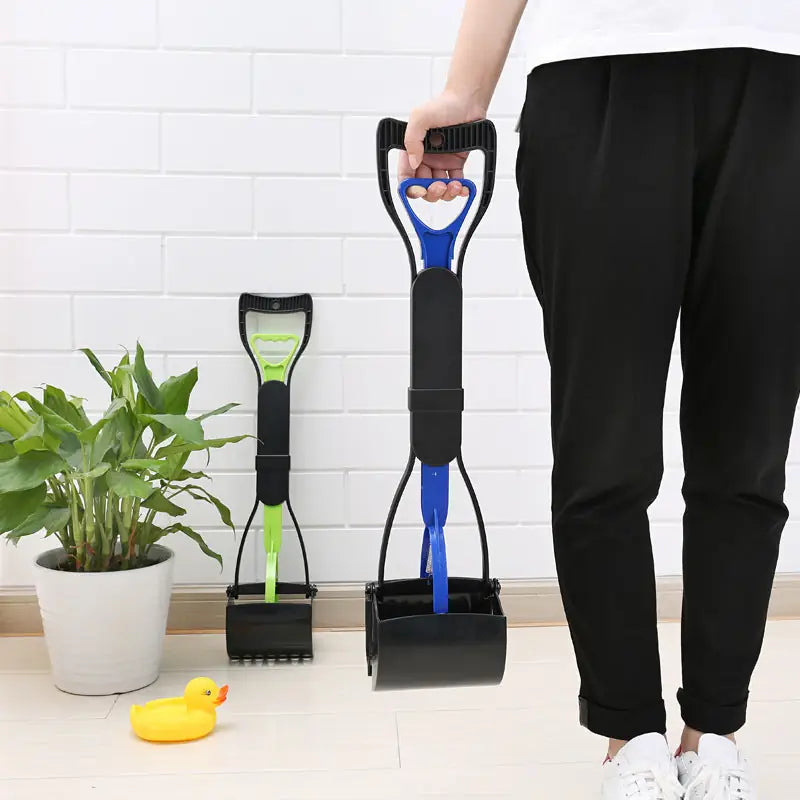 Long Handle Pet Poop Scooper – No-Bend Waste Picker Tool