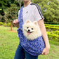 Adventure Ready Pet Carrier Backpack - Burgundy Crossbody Messenger Bag