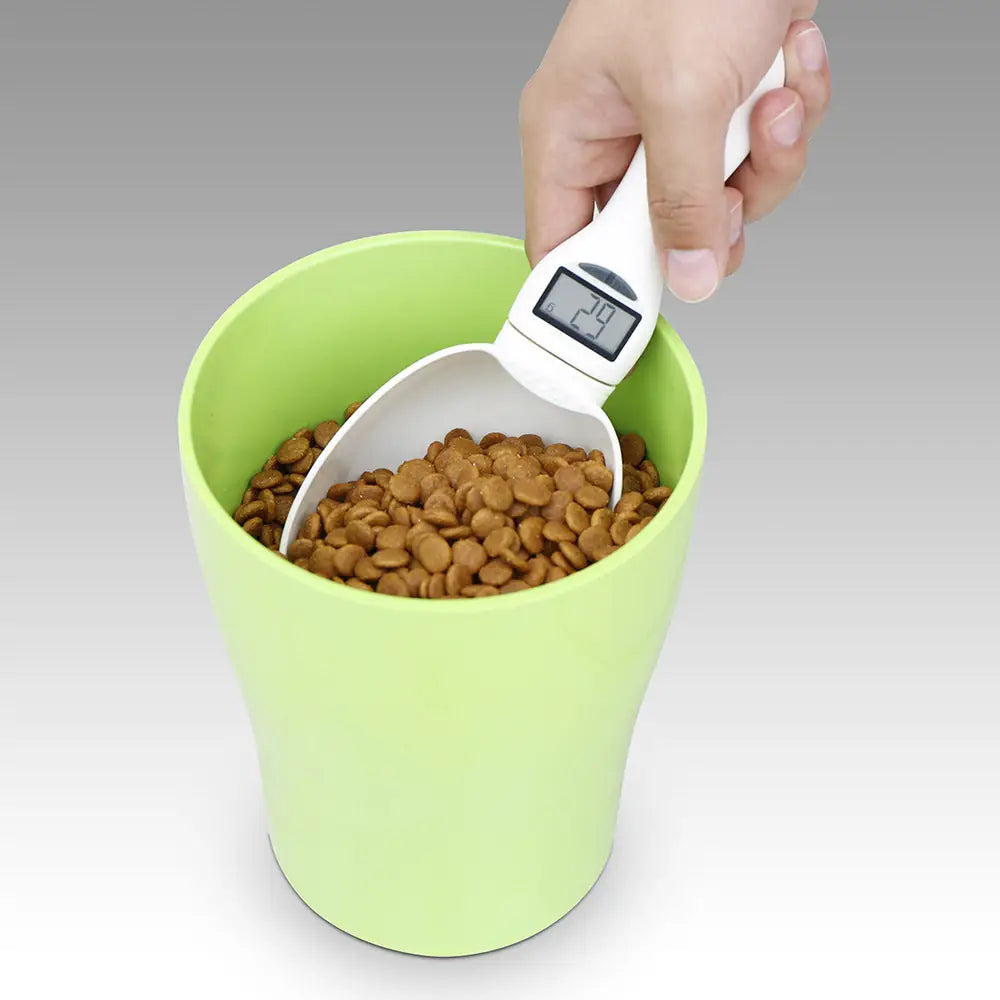 Pet Food Measuring Spoon – Digital Portion Control for Dogs & Cats