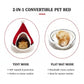 The Cozy Cabin Pet House - Festive Holiday Hideaway