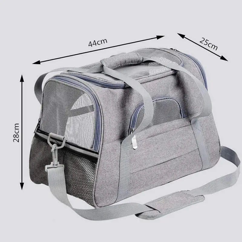 Portable Pet Backpack – Dog Outing & Crossbody Travel Bag