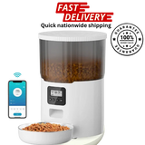 Double Meal Smart Pet Feeder – Programmable & Automatic Feeding for Cats & Dogs