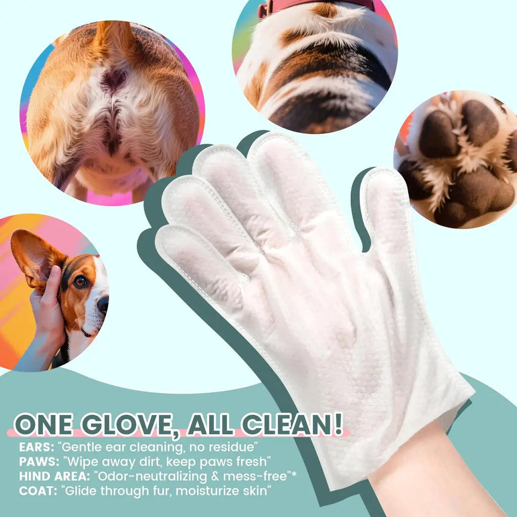 Unscented Plant-Based Pet Wipes for Dogs & Cats – Paw, Butt & Coat Cleaning