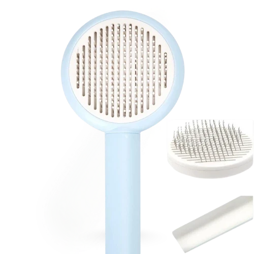 Anti-Knot Stainless Steel Pet Comb – Grooming Tool for Cats & Dogs