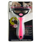 ProGroom Detangling Comb - Stainless Steel De-Matting Tool for Long-Haired Pets