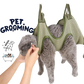 Pet Grooming Hammock with Nail Clipper – Hanging Grooming Kit for Cats & Dogs
