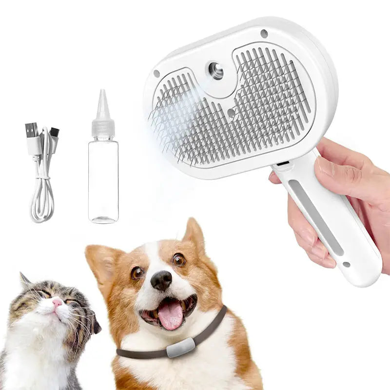 Pet Spray Comb – Hair Removal & De-Knotting Comb for Cats & Dogs