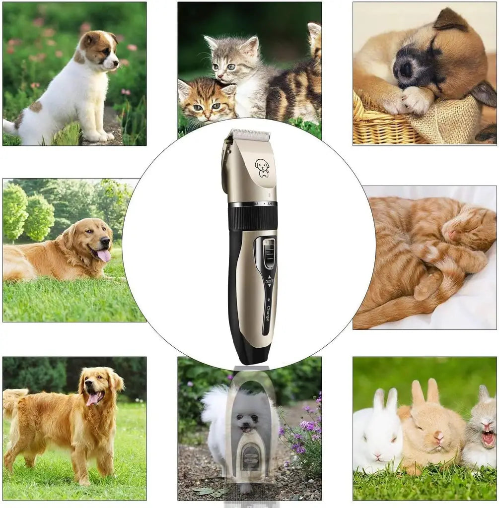Rechargeable Pet Hair Clipper – Cat & Dog Grooming K8