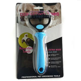 ProGroom Detangling Comb - Stainless Steel De-Matting Tool for Long-Haired Pets