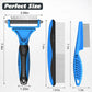 Dematting Tool Deshedding Brush: Stop Mats & Shedding | 3PCS