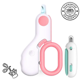 LED Pet Nail Clipper Set – Nail Sharpener & Grooming Tool for Cats & Dogs