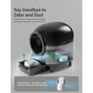 OMCPET Self-Cleaning Cat Litter Box (100L) – Automatic Large Robot for Multiple Cats (2025, Black)