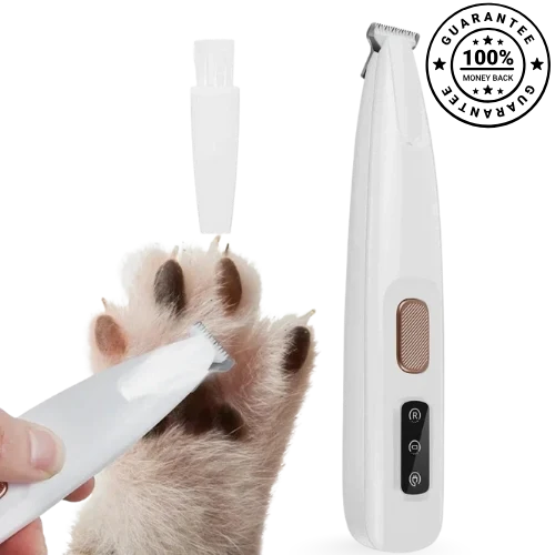 Pet Paw Trimmer – Electric Hair Clipper with LED Light