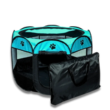 Folding Pet Playpen – Octagonal Waterproof Dog & Cat Cage