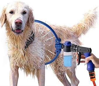 Dog Bathing Tool – Pet Shower & Massage Brush