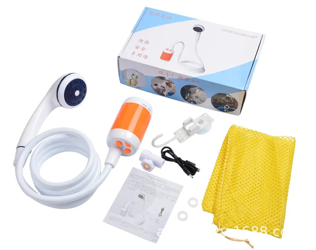 Electric Pet Shower Head – Portable Bathing Device for Cats, Dogs & Outdoor Use