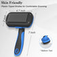 Self-Cleaning Slicker Brush for Dogs & Cats – Gentle Deshedding Tool