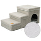 Fold & Climb Pet Steps - Soft Staircase for Dogs