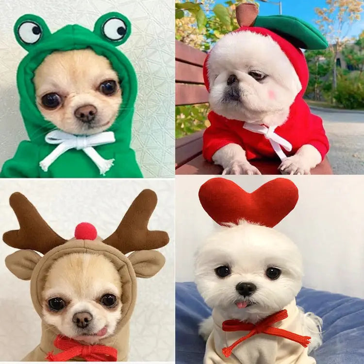 Cozy Critter Hoodie - Fleece Pet Sweater with Fun Design