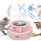 Automatic Cat Teaser Turntable Toy – Interactive Self-Entertainment for Cats