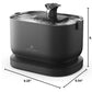 PETLIBRO Cordless Cat Water Fountain | 84oz Battery-Operated | Radar Sensor, 4-Stage Filter & SS Tray | Black