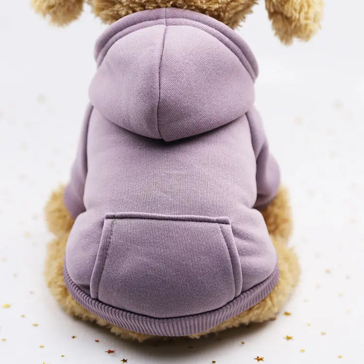 Urban Explorer Hoodie - Denim Pocket Pet Sweater