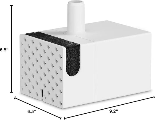PETLIBRO Cordless Cat Water Fountain – 84oz, Battery Operated, Radar Sensor, White