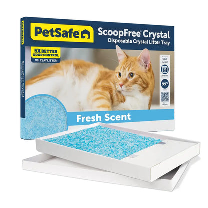 PetSafe ScoopFree Crystal Disposable Cat Litter — No-Scoop Refill Trays