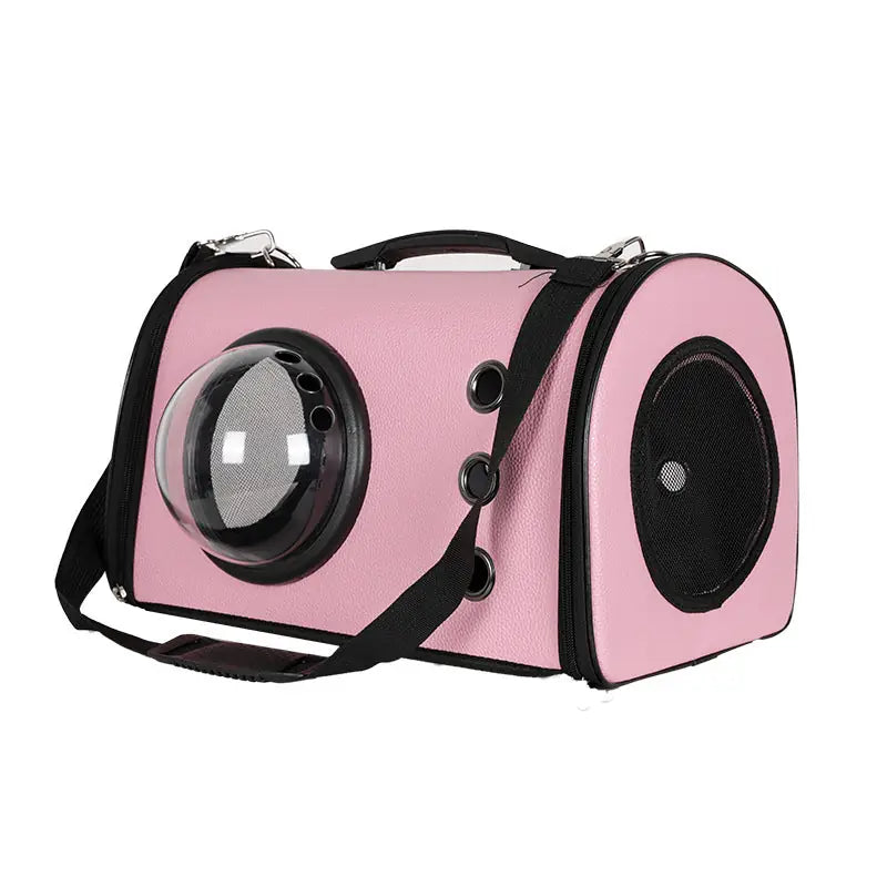 Breathable Pet Carrier Bag – Foldable Space Capsule for Dogs & Cats