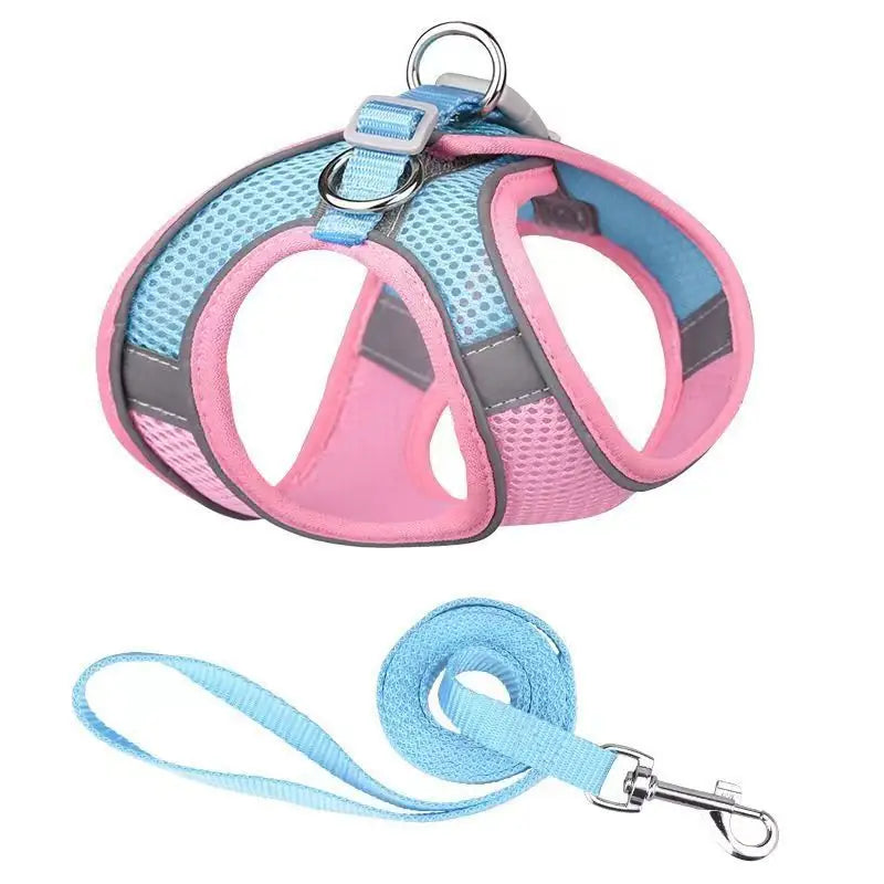 Adventure-Flow Reflective Harness & Leash Set