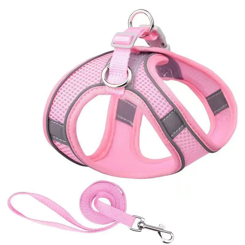 Adventure-Flow Reflective Harness & Leash Set