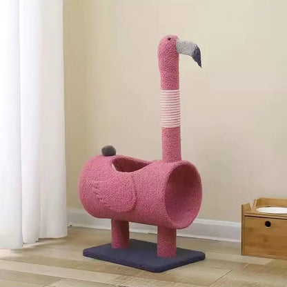 Integrated Cat Climbing Frame & Bed – Compact Sisal Rack