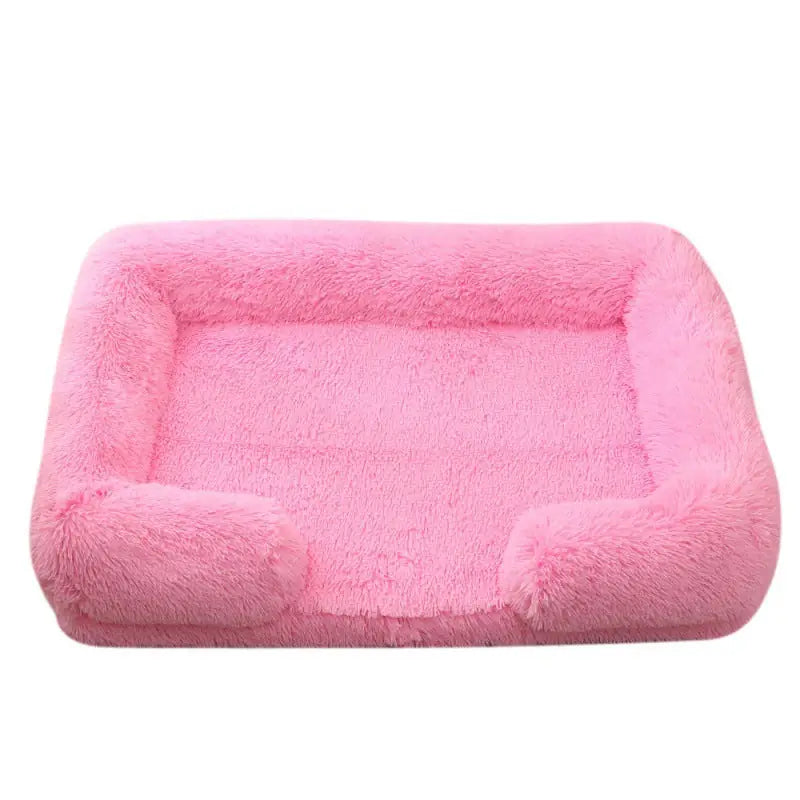 Plush Round Pet House – Winter Bed for Cats & Dogs