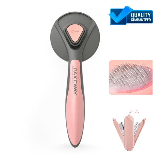 One-Key Pet Hair Removal Comb – Grooming Tool for Dogs & Cats