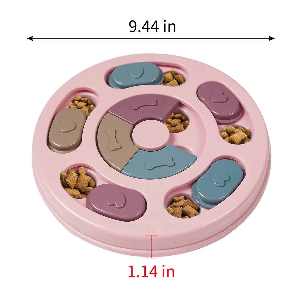DR CATCH Dog Puzzle Toy | Sliding Treat IQ Game for Mental Enrichment